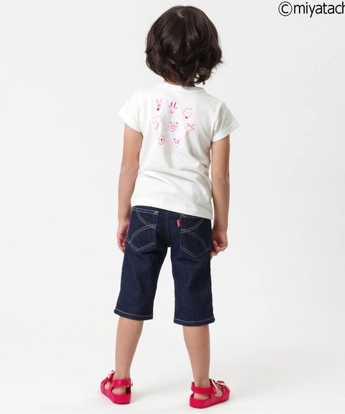 F.O.KIDS(エフオーキッズ)の「スタンダードデニムハーフパンツ 6分丈(デニムパンツ・キッズ・ブルー/ネイビー/サックスブルー・130/110/120/100/80/95/140/90)」の18枚目の写真