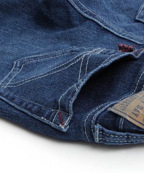 F.O.KIDS(エフオーキッズ)の「スタンダードデニムハーフパンツ 6分丈(デニムパンツ・キッズ・ブルー/ネイビー/サックスブルー・130/110/120/100/80/95/140/90)」の14枚目の写真