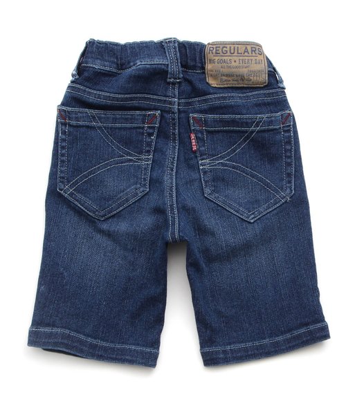 F.O.KIDS(エフオーキッズ)の「スタンダードデニムハーフパンツ 6分丈(デニムパンツ・キッズ・ブルー/ネイビー/サックスブルー・130/110/120/100/80/95/140/90)」の10枚目の写真