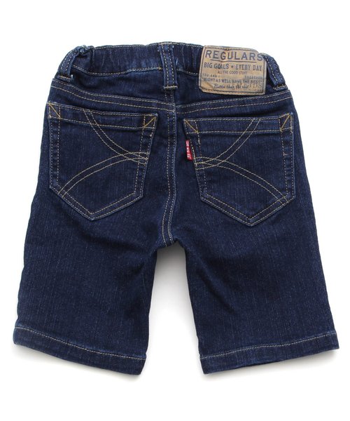F.O.KIDS(エフオーキッズ)の「スタンダードデニムハーフパンツ 6分丈(デニムパンツ・キッズ・ブルー/ネイビー/サックスブルー・130/110/120/100/80/95/140/90)」の9枚目の写真