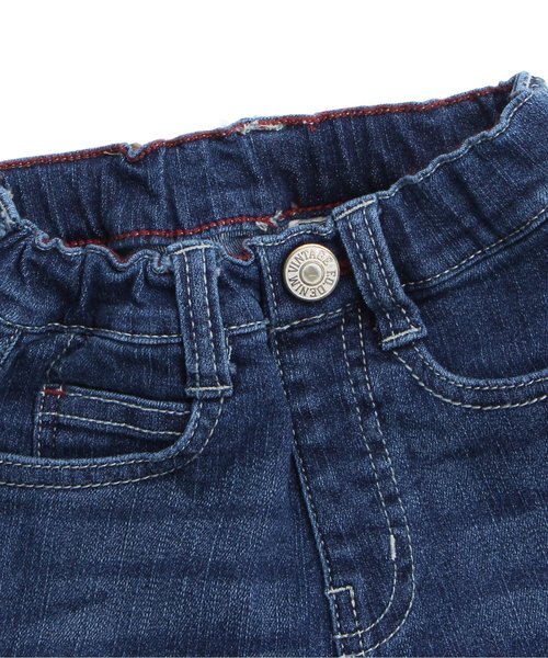 F.O.KIDS(エフオーキッズ)の「スタンダードデニムハーフパンツ 6分丈(デニムパンツ・キッズ・ブルー/ネイビー/サックスブルー・130/110/120/100/80/95/140/90)」の7枚目の写真