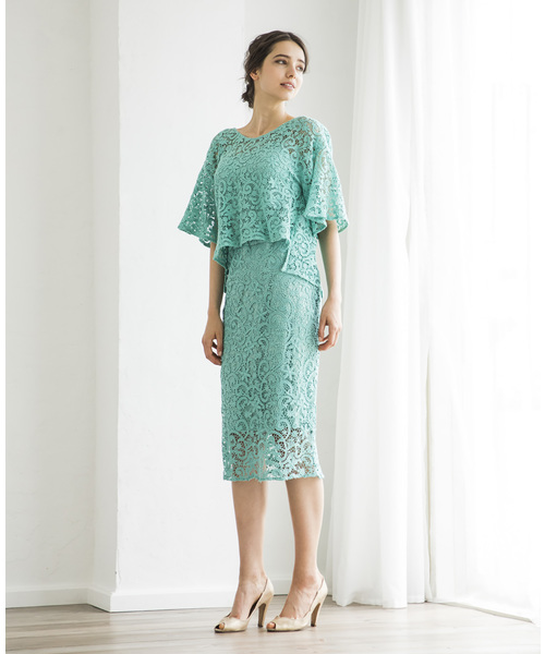 Emma Taylor（エマテイラー）の「レースナロウスカート（スカート・レディース・ベージュ/ネイビー/ミント/ラベンダー・36/38）」の16枚目の写真