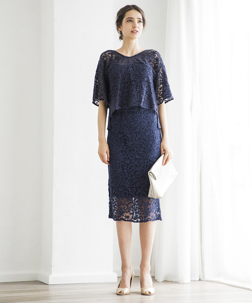 Emma Taylor（エマテイラー）の「レースナロウスカート（スカート・レディース・ベージュ/ネイビー/ミント/ラベンダー・36/38）」の21枚目の写真