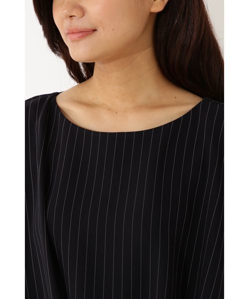 22 OCTOBRE（ヴァンドゥ－オクトーブル）の「◆ダブルサテンブラウス（シャツ/ブラウス・レディース・ブラック/グレー/ダークネイビー・38/36）」の22枚目の写真