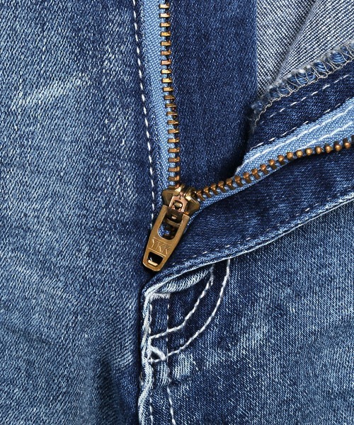 フラグスタフ　デニムパンツ　ブラック　XL　クラッシュ フラグスタフ デニムパンツ ブラック XL クラッシュ - パンツ