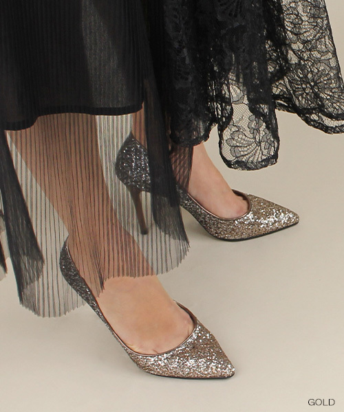 セール グリッターハイヒールパンプス パンプス Randa ランダ のファッション通販 Zozotown