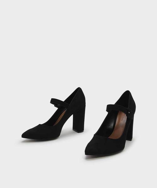 CHARLES & KEITH（チャールズ & キース）の「ブロックヒールメリージェーン / BLOCK HEEL MARY JANES（ローファー・レディース・ブラック/レッド/ダークブルー・22.5cm/23cm/23.5cm/24.5cm/25cm/25.5cm/26.0cm）」の4枚目の写真