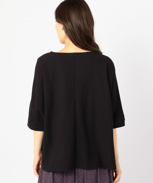 liflattie ships（リフラティ シップス）の「liflattie ships:ジョーゼットタックトップス（Tシャツ/カットソー・レディース・ブラック/オリーブ/キャメル・SMALL/MEDIUM）」の12枚目の写真