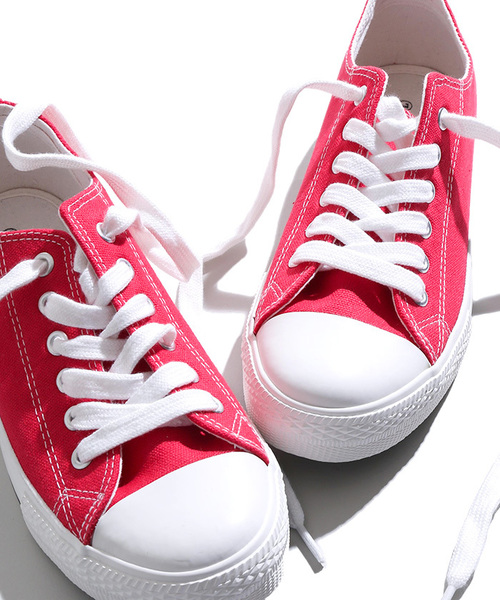 WEGO(ウィゴー)の「WEGO/キャンバスローカットスニーカー(スニーカー・レディース・ホワイト/ブラック/その他1/ブラック系その他/レッド/ブラウン/パープル/ピンク/その他2・MEDIUM/LARGE/SMALL)」の8枚目の写真