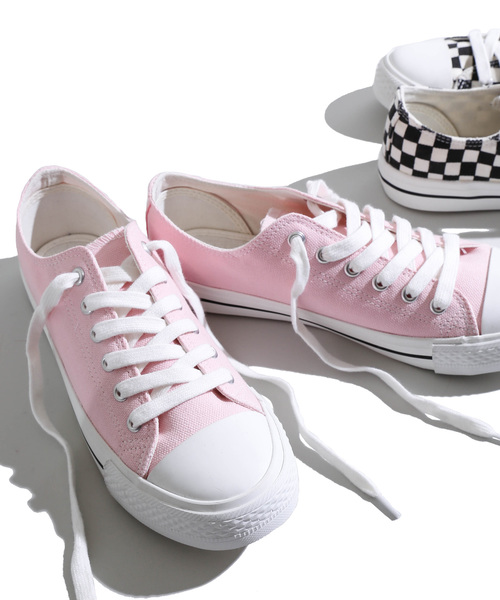 WEGO(ウィゴー)の「WEGO/キャンバスローカットスニーカー(スニーカー・レディース・ホワイト/ブラック/その他1/ブラック系その他/レッド/ブラウン/パープル/ピンク/その他2・MEDIUM/LARGE/SMALL)」の7枚目の写真