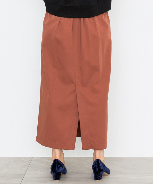 MUVEIL WORK（ミュベールワーク）の「【MUVEIL WORK】リボンディテールスカート（スカート・レディース・ネイビー/ブラウン/カーキ・38/36）」の8枚目の写真