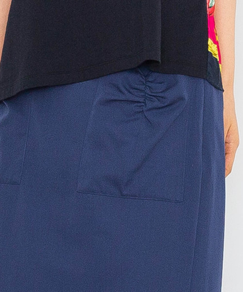 MUVEIL WORK（ミュベールワーク）の「【MUVEIL WORK】リボンディテールスカート（スカート・レディース・ネイビー/ブラウン/カーキ・38/36）」の14枚目の写真