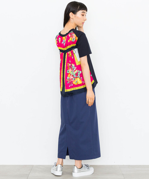 MUVEIL WORK（ミュベールワーク）の「【MUVEIL WORK】リボンディテールスカート（スカート・レディース・ネイビー/ブラウン/カーキ・38/36）」の15枚目の写真