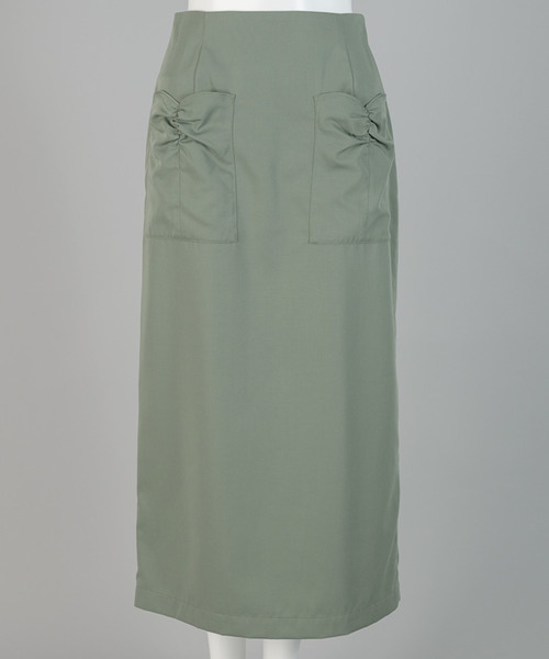 MUVEIL WORK（ミュベールワーク）の「【MUVEIL WORK】リボンディテールスカート（スカート・レディース・ネイビー/ブラウン/カーキ・38/36）」の22枚目の写真