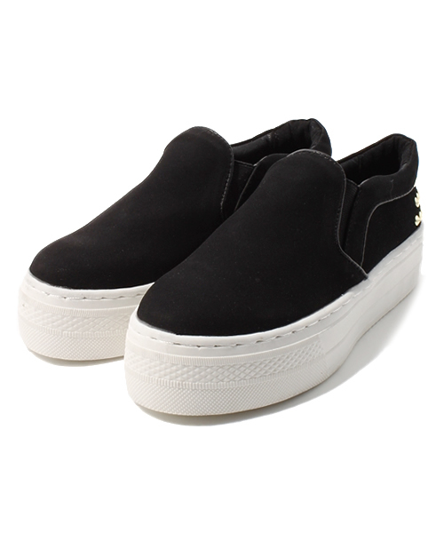 Another Edition(アナザーエディション)の「AE STUDS SNK40(スニーカー・レディース・ブラック/ナチュラル・37/38/36)」の2枚目の写真