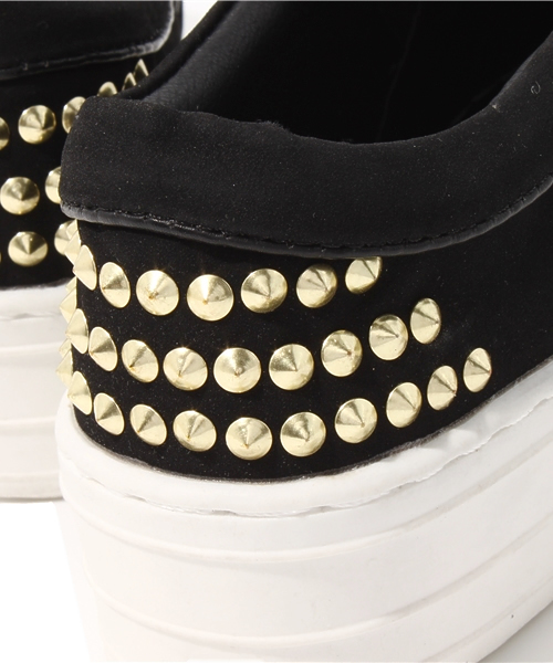 Another Edition(アナザーエディション)の「AE STUDS SNK40(スニーカー・レディース・ブラック/ナチュラル・37/38/36)」の9枚目の写真