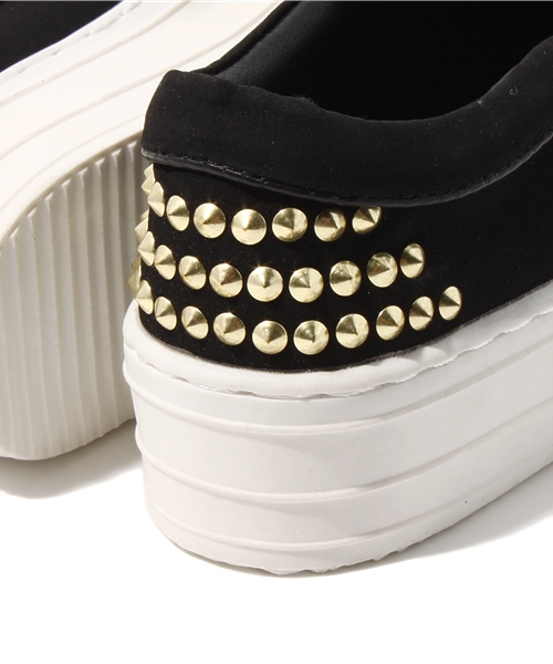 Another Edition(アナザーエディション)の「AE STUDS SNK40(スニーカー・レディース・ブラック/ナチュラル・37/38/36)」の10枚目の写真