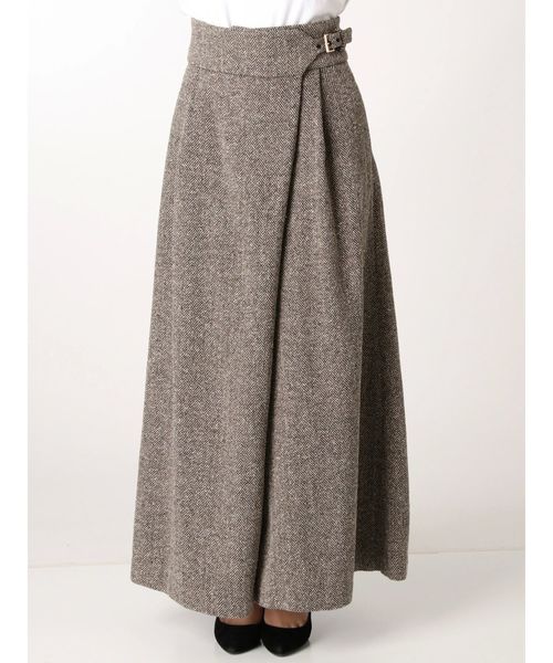 LAGUNAMOON（ラグナムーン）の「ツィードバギーパンツ（その他パンツ・レディース・ブラック/ベージュ・SMALL/MEDIUM）」の7枚目の写真