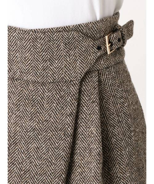 LAGUNAMOON（ラグナムーン）の「ツィードバギーパンツ（その他パンツ・レディース・ブラック/ベージュ・SMALL/MEDIUM）」の11枚目の写真