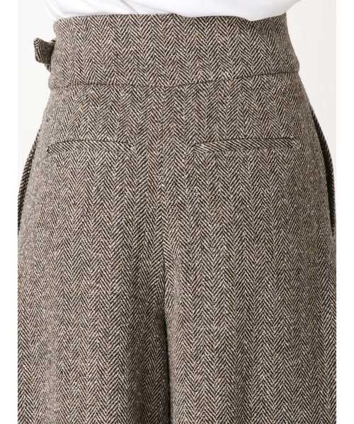 LAGUNAMOON（ラグナムーン）の「ツィードバギーパンツ（その他パンツ・レディース・ブラック/ベージュ・SMALL/MEDIUM）」の4枚目の写真