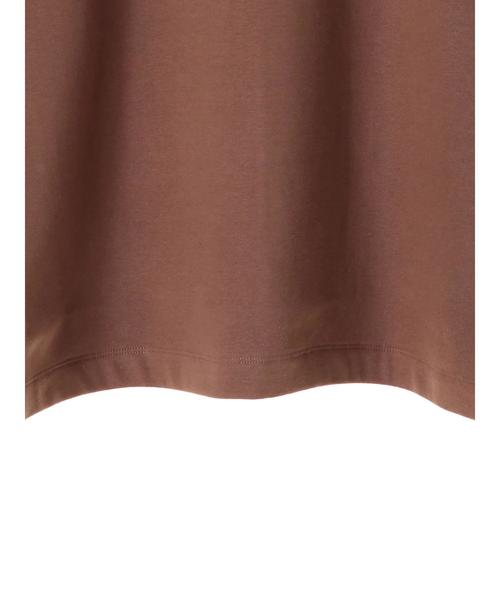 AMERICAN HOLIC（アメリカンホリック）の「・ハイネック裏毛裏起毛チュニック（Tシャツ/カットソー・レディース・チャコールグレー/ホワイト系その他/ブラック/モカ・M/L）」の14枚目の写真