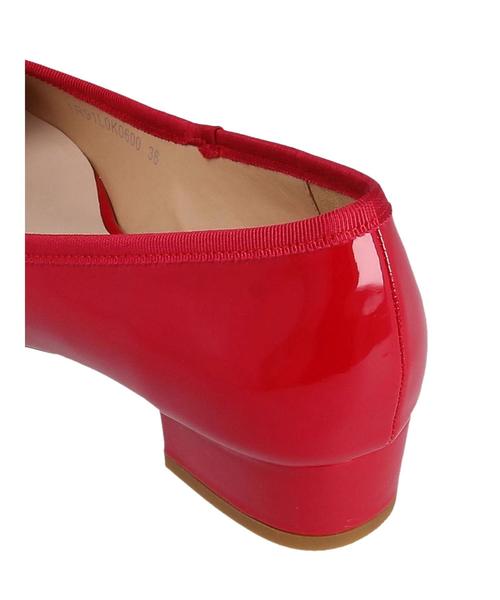 earth music&ecology（アースミュージックアンドエコロジー）の「ORiental TRaffic エナメルヒールバレー（パンプス・レディース・ブラック/レッド・38/39/36/37）」の9枚目の写真