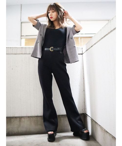 EMODA（エモダ）の「ハーフスリーブジャケット（テーラードジャケット・レディース・グレー/ブラック/その他/その他1・FREE）」の13枚目の写真