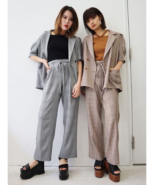 EMODA（エモダ）の「ハーフスリーブジャケット（テーラードジャケット・レディース・グレー/ブラック/その他/その他1・FREE）」の15枚目の写真