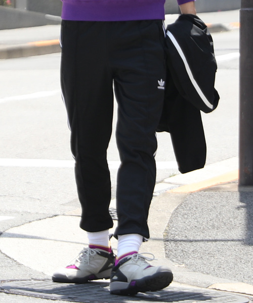 アディダス ベッケンバウアー トラックパンツ ブラック スリーストライプ adidas（アディダス）の「アディダス adidas / 3ストライプ トラック