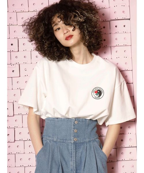 jouetie（ジュエティ）の「T&C BIG Tシャツ（Tシャツ/カットソー・レディース・ブルー/ブラック/オフホワイト・MEDIUM）」の18枚目の写真