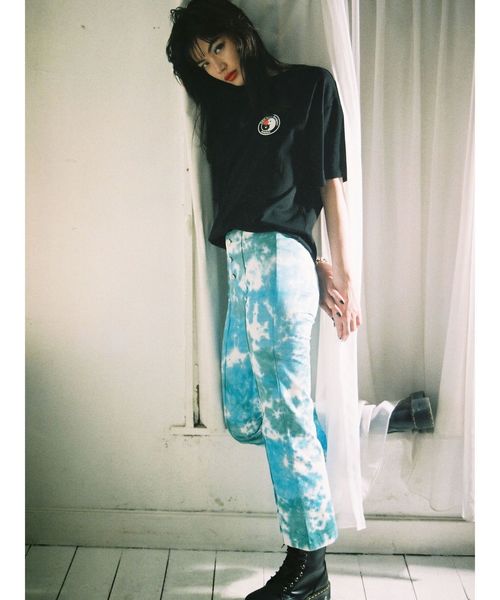jouetie（ジュエティ）の「T&C BIG Tシャツ（Tシャツ/カットソー・レディース・ブルー/ブラック/オフホワイト・MEDIUM）」の19枚目の写真