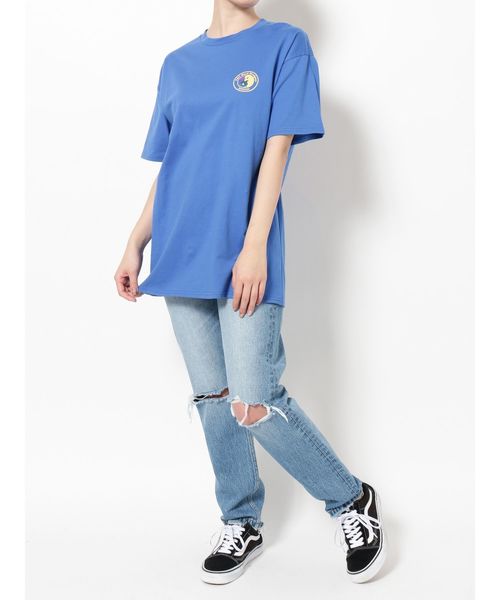 jouetie（ジュエティ）の「T&C BIG Tシャツ（Tシャツ/カットソー・レディース・ブルー/ブラック/オフホワイト・MEDIUM）」の8枚目の写真