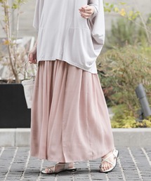 ゆるひらスラブパンツ