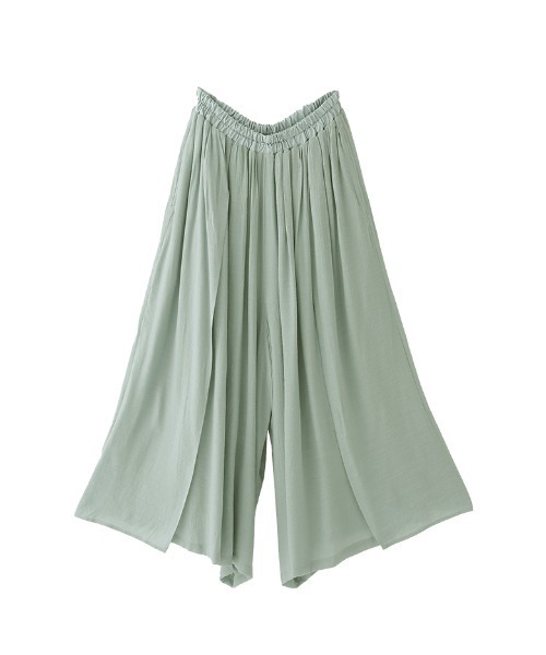 n'OrLABEL（ノアールレーベル）の「『ゆるひらスラブパンツ』（その他パンツ・レディース・ブラック/ダークブルー/テラコッタ/スモークピンク/モカ/ターメリック/ネイビー/グレー/グリーン/パープル/ミント/オレンジ・FREE）」の6枚目の写真