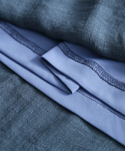 n'OrLABEL（ノアールレーベル）の「『ゆるひらスラブパンツ』（その他パンツ・レディース・ブラック/ダークブルー/テラコッタ/スモークピンク/モカ/ターメリック/ネイビー/グレー/グリーン/パープル/ミント/オレンジ・FREE）」の14枚目の写真