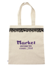 coen | 【Market】コットンリネンキャンバスロゴトート(トートバッグ)