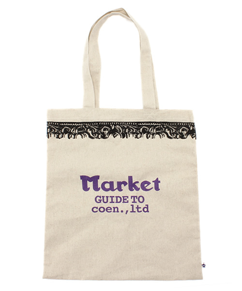 coen（コーエン）の「【Market】コットンリネンキャンバスロゴトート（トートバッグ・レディース・その他1・フリー）」の6枚目の写真