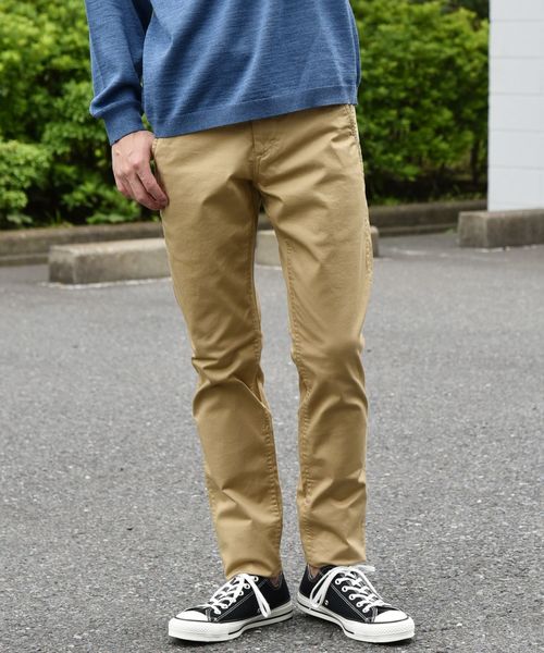 SHIPS(シップス)の「SC: カラー テーパード チノパンツ 19FW(チノパンツ・メンズ・チャコールグレー/ブラック/ネイビー/ブルー/レンガ/ベージュ/ナチュラル/オリーブ・32inch/30inch/34inch/31inch/29inch/33inch)」の4枚目の写真
