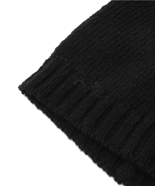 Ray BEAMS（レイビームス）の「BERNSTOCK SPEIRS for BEAMS / 別注 モヘヤリボン ベール ニットキャップ（ニットキャップ/ビーニー・レディース・ブラック・ONE SIZE）」の5枚目の写真