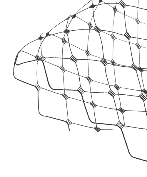 Ray BEAMS（レイビームス）の「BERNSTOCK SPEIRS for BEAMS / 別注 モヘヤリボン ベール ニットキャップ（ニットキャップ/ビーニー・レディース・ブラック・ONE SIZE）」の6枚目の写真