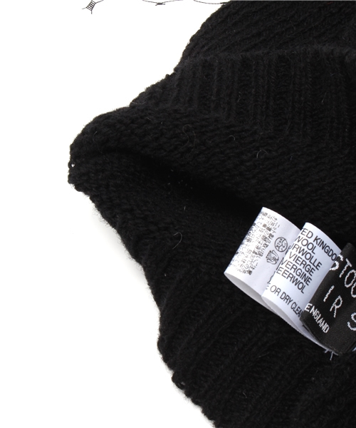 Ray BEAMS（レイビームス）の「BERNSTOCK SPEIRS for BEAMS / 別注 モヘヤリボン ベール ニットキャップ（ニットキャップ/ビーニー・レディース・ブラック・ONE SIZE）」の7枚目の写真