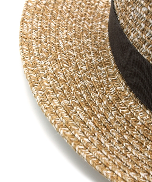 CIAOPANIC（チャオパニック）の「【Ciaopanic】　MIXPAPERRIBBONHAT（ハット・レディース・ベージュ/ブラウン・FREE）」の6枚目の写真