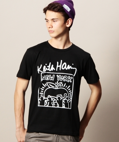 BEAUTY&YOUTH UNITED ARROWS（ビューティーアンドユースユナイテッドアローズ）の「＜Keith x BY＞ SP NYC TEE/Tシャツ ◆（Tシャツ/カットソー・メンズ・ホワイト/ブラック・SMALL/MEDIUM/LARGE/X-LARGE）」の2枚目の写真