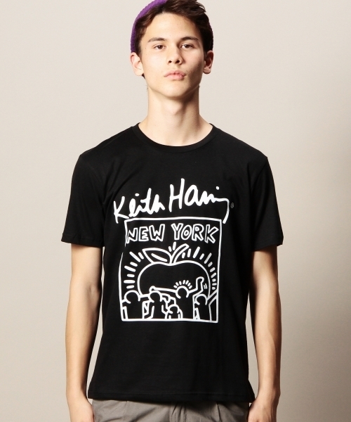 BEAUTY&YOUTH UNITED ARROWS（ビューティーアンドユースユナイテッドアローズ）の「＜Keith x BY＞ SP NYC TEE/Tシャツ ◆（Tシャツ/カットソー・メンズ・ホワイト/ブラック・SMALL/MEDIUM/LARGE/X-LARGE）」の3枚目の写真