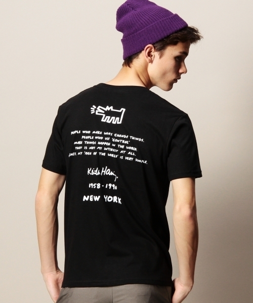 BEAUTY&YOUTH UNITED ARROWS（ビューティーアンドユースユナイテッドアローズ）の「＜Keith x BY＞ SP NYC TEE/Tシャツ ◆（Tシャツ/カットソー・メンズ・ホワイト/ブラック・SMALL/MEDIUM/LARGE/X-LARGE）」の5枚目の写真