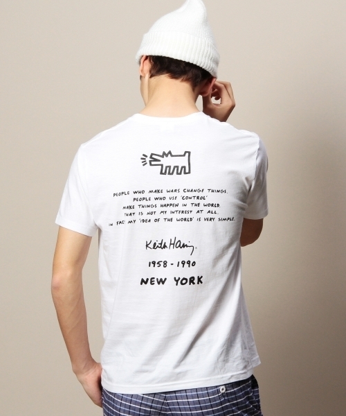 BEAUTY&YOUTH UNITED ARROWS（ビューティーアンドユースユナイテッドアローズ）の「＜Keith x BY＞ SP NYC TEE/Tシャツ ◆（Tシャツ/カットソー・メンズ・ホワイト/ブラック・SMALL/MEDIUM/LARGE/X-LARGE）」の6枚目の写真