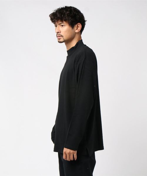 WEGO(ウィゴー)の「WEGO/キープヒートモックネックカットソー(Tシャツ/カットソー・メンズ・ホワイト/ブラック・MEDIUM/LARGE)」の3枚目の写真