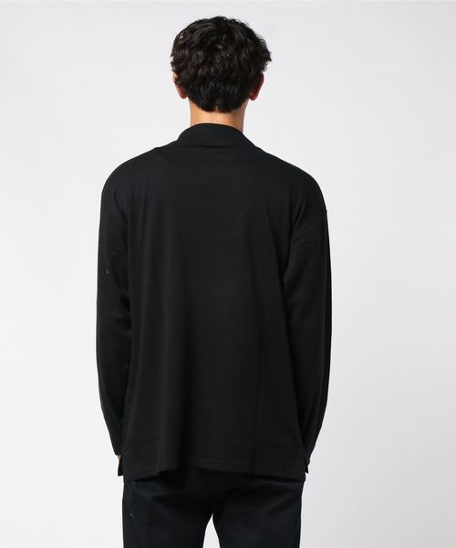 WEGO(ウィゴー)の「WEGO/キープヒートモックネックカットソー(Tシャツ/カットソー・メンズ・ホワイト/ブラック・MEDIUM/LARGE)」の4枚目の写真