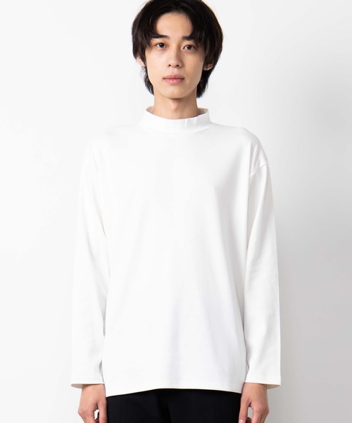 WEGO(ウィゴー)の「WEGO/キープヒートモックネックカットソー(Tシャツ/カットソー・メンズ・ホワイト/ブラック・MEDIUM/LARGE)」の17枚目の写真