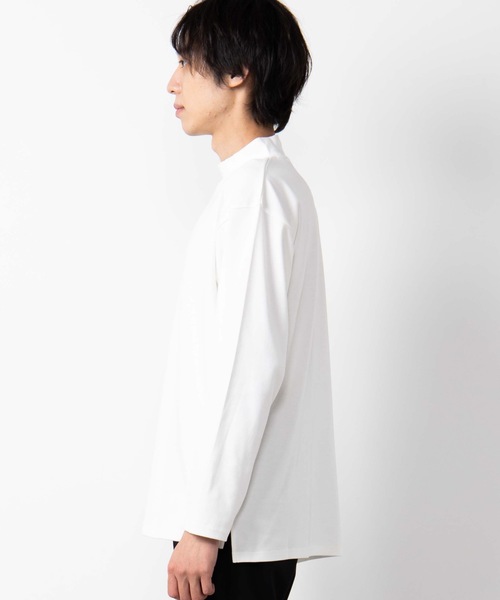 WEGO(ウィゴー)の「WEGO/キープヒートモックネックカットソー(Tシャツ/カットソー・メンズ・ホワイト/ブラック・MEDIUM/LARGE)」の18枚目の写真